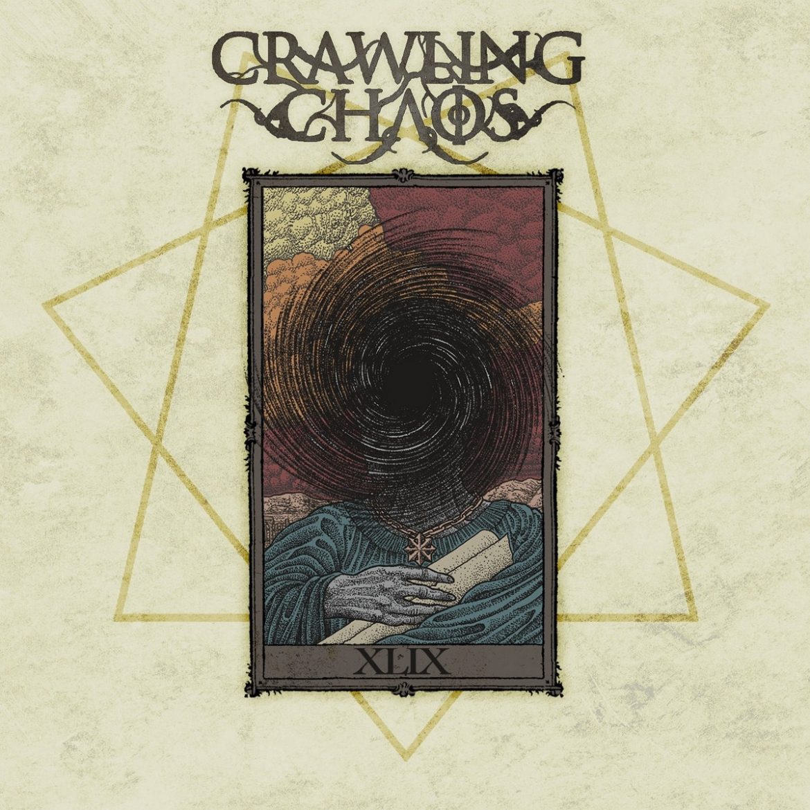 alt="crawling chaos cover album xlix"