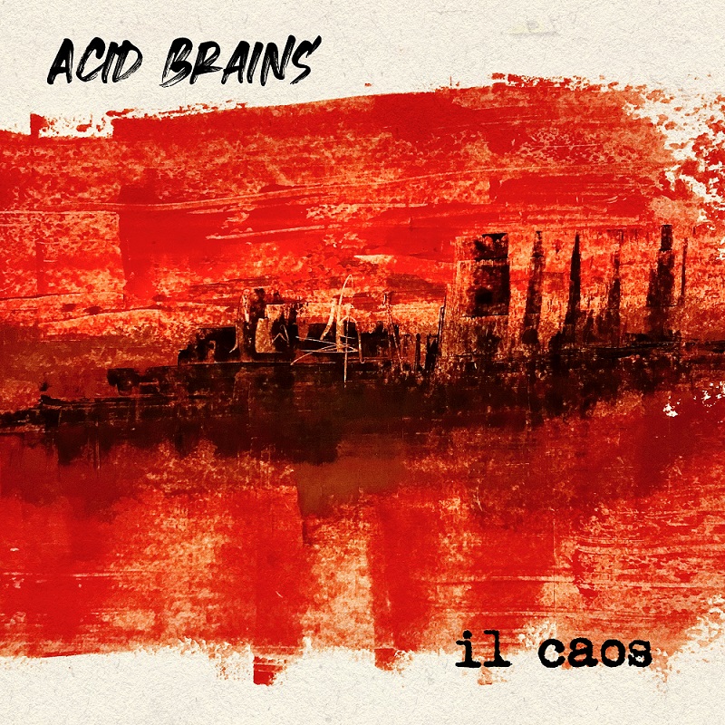 alt="copertina acid brains bianco e rosso città"/