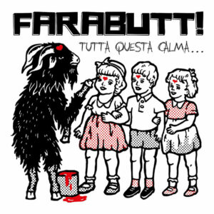 copertina album Farabutt disegno di bambini con capra